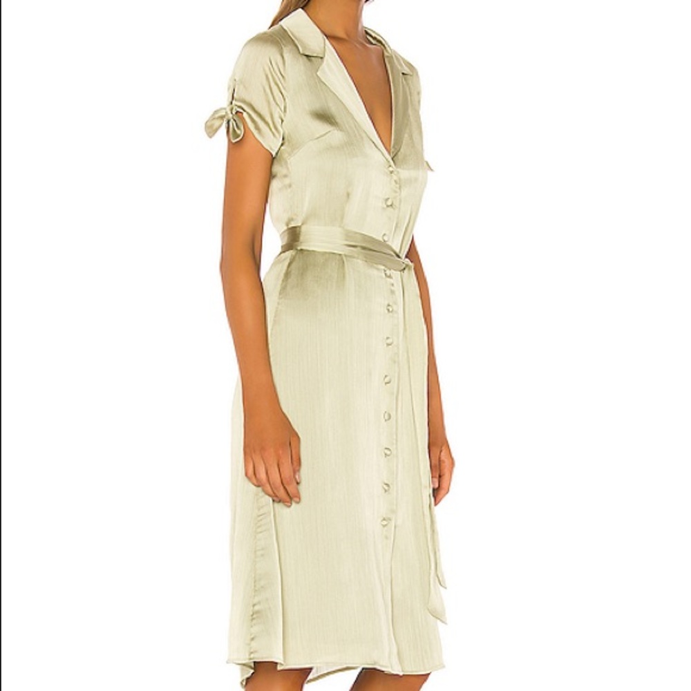 Privacy Please Sage Midi Dress - Picture 2 of 4